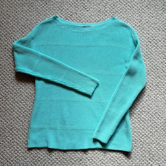 TALBOTS - Pima Cotton Bateau Neck Sweater - NEW with Tag - Picture 3 of 11